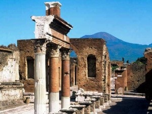 Panoramica sugli scavi di Pompei