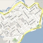 mappa de La Valletta, Malta