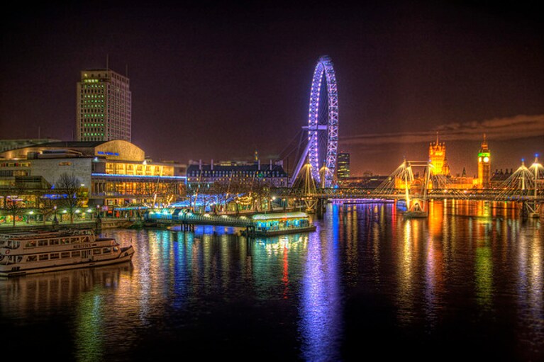 natale 2011 londra southbank