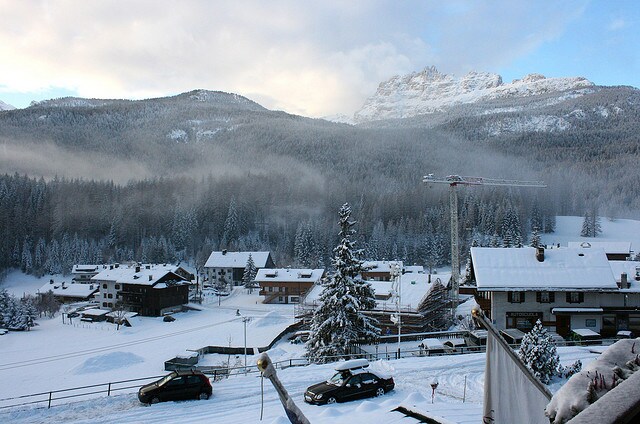 natale a cortina città