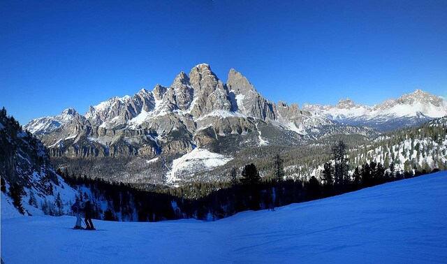 natale a cortina piste