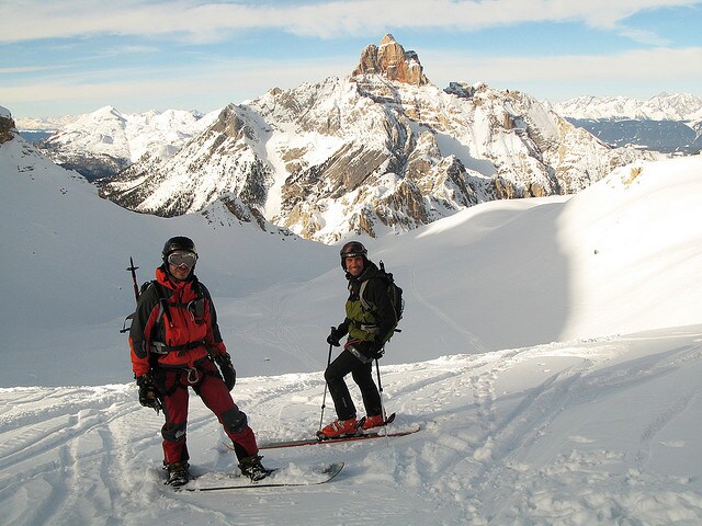 natale a cortina sciare