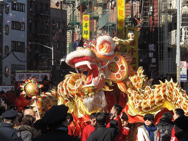 sfilata per il capodanno cinese a new york