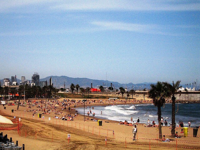 Barcellona, spiaggia