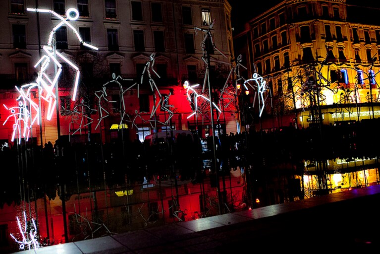 istallazione di luci a Lione