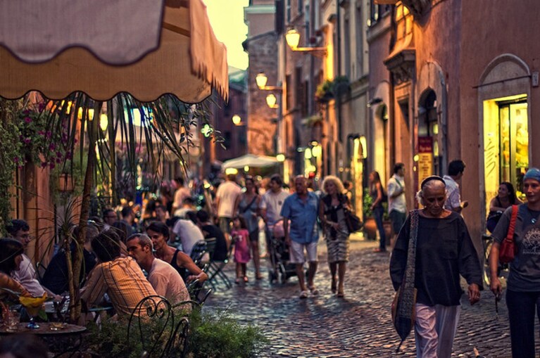 mangiare a Trastevere