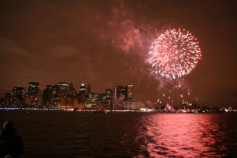 Fuochi di capodanno a New York