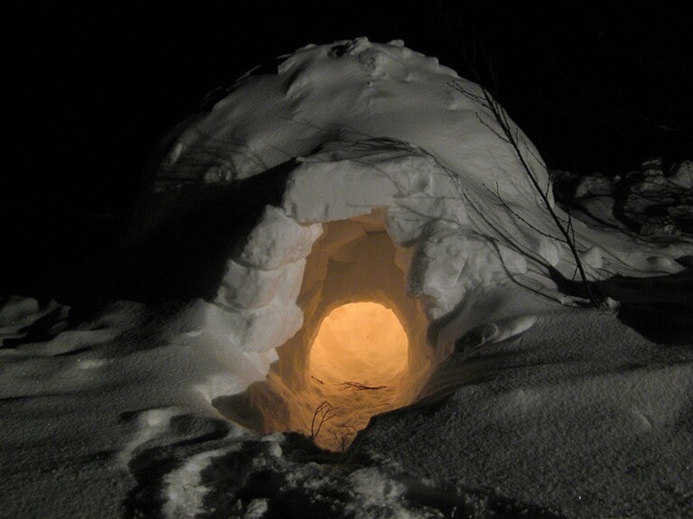 dormire in igloo
