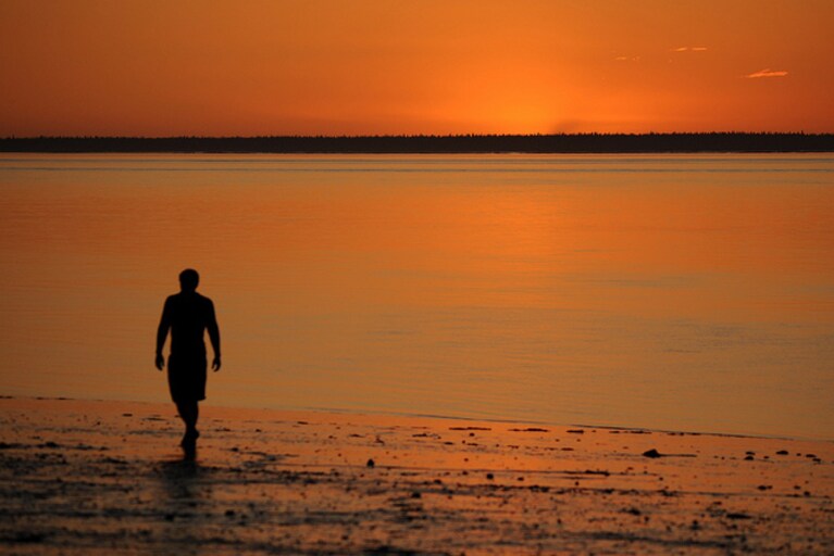 Perdersi nella bellezza del tramonto