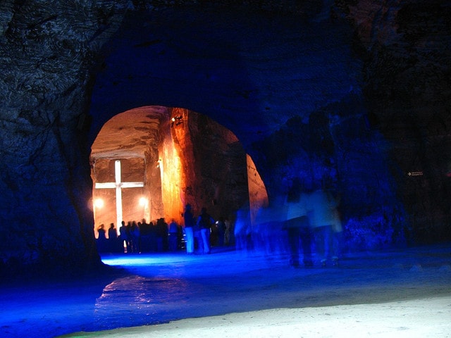 Cattedrale di sale in Zipaquirá, Colombia - navata centrale