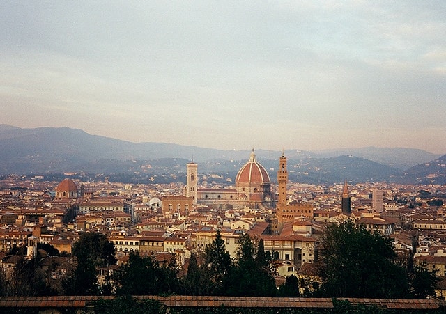 Firenze da San Miniato al Monte. Foto di Hideyuki Kamon