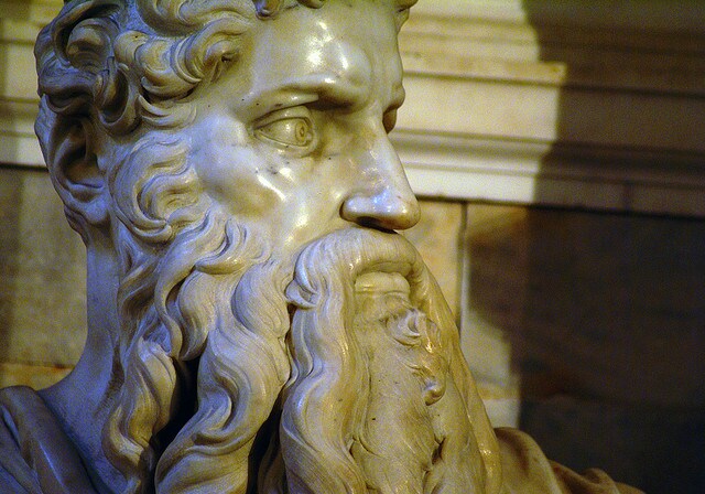 Mosè di Michelangelo. Foto di Giovanni