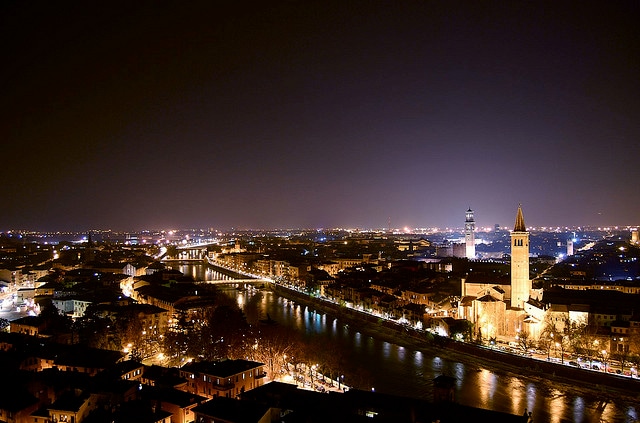 Verona da Castel San Pietro. Foto di Ilares Riolfi