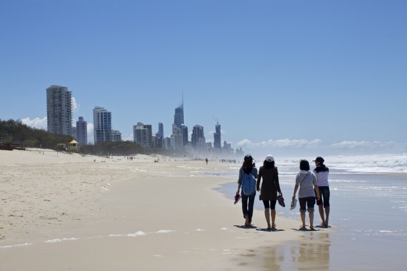Surfers Paradise: la spiaggia