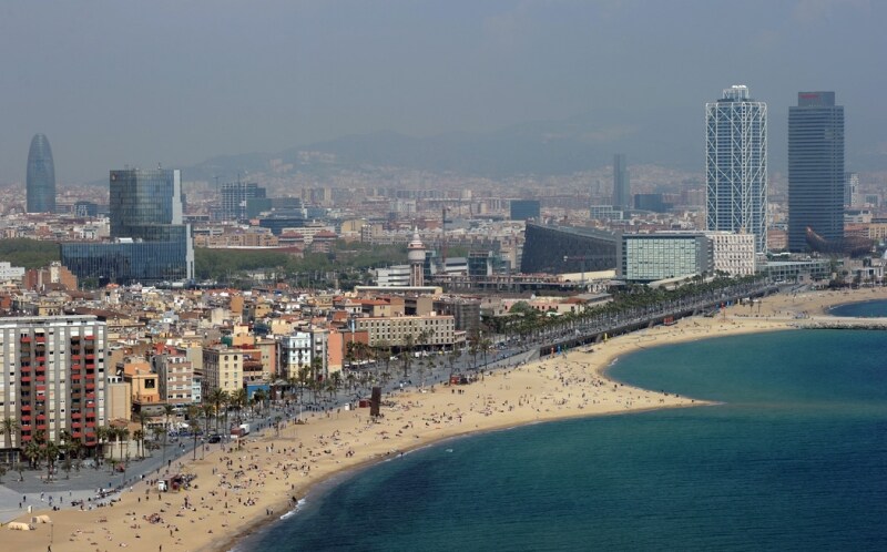 Le spiagge di Barcellona