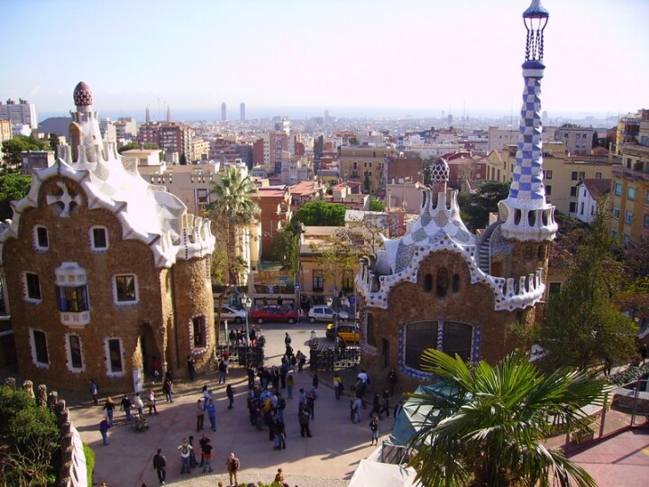 Barcellona, foto dall\'alto