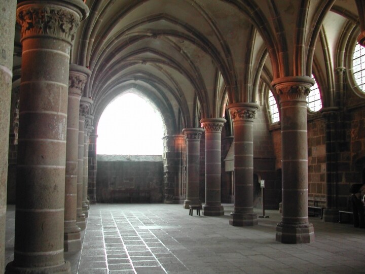 Mont Saint Michel: gli interni dell\'Abbazia