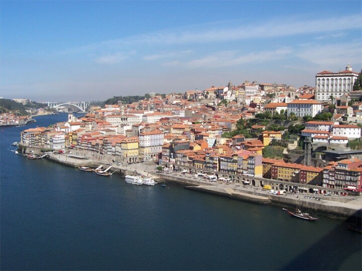 Vista generale di Porto in Portogallo
