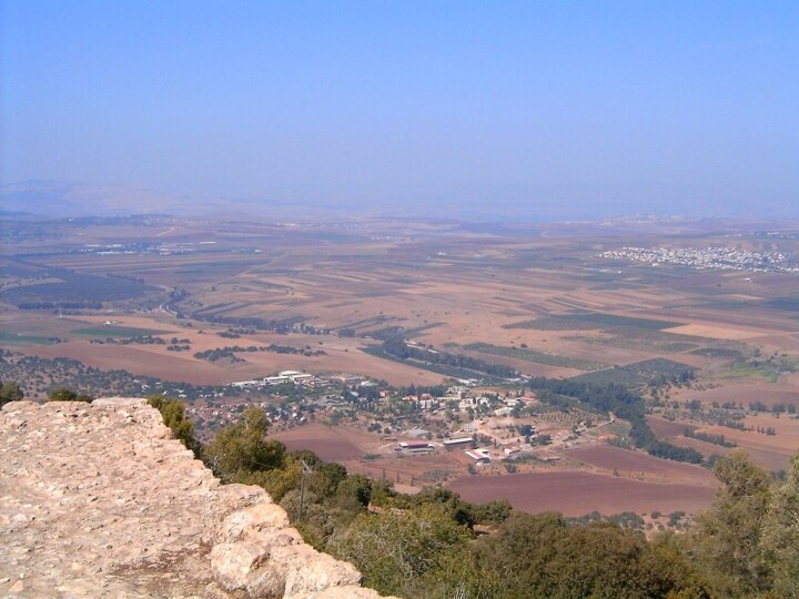 Israele: la Galilea vista dal Monte Tabor