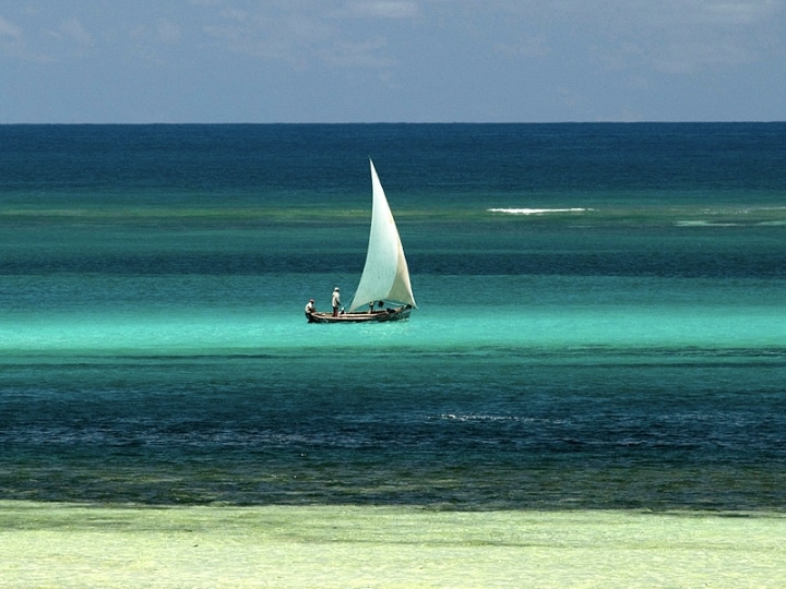 Vela sull\'Oceano indiano