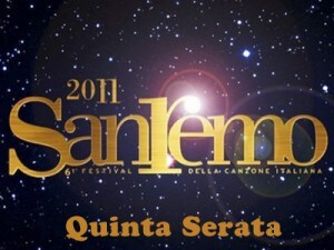 sanremo quinta serata