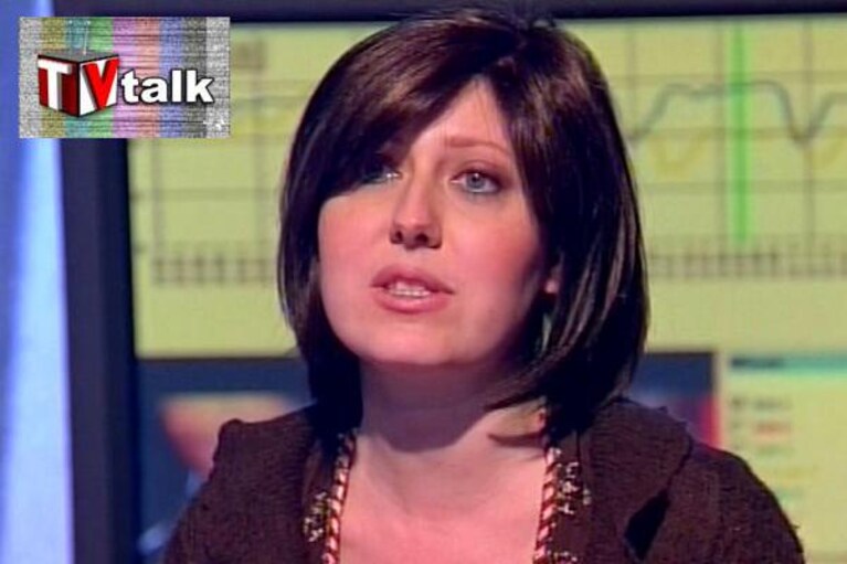 la giornalista di tv talk
