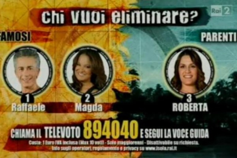 Nomination all'Isola dei Famosi