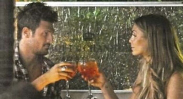 L'attore Alessandro Pess con Nina Senicar