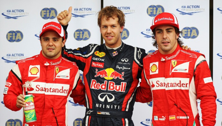due ferrari e una red bull in testa nel gp del canada