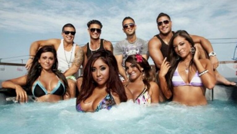 il reality jersey-shore va in onda su mtv