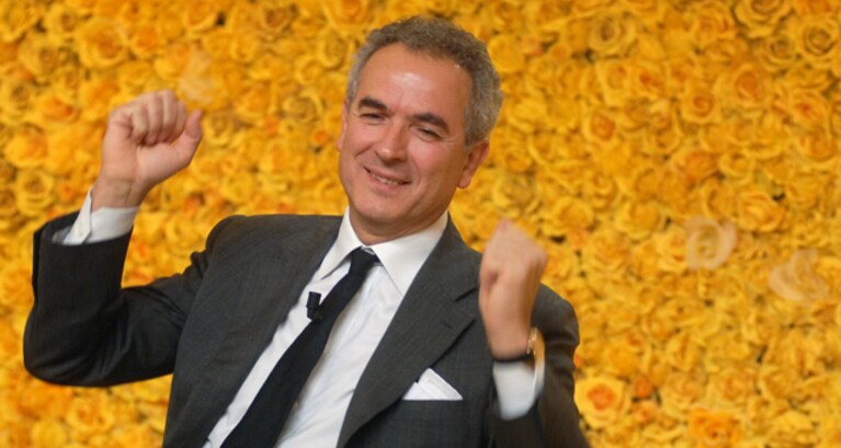 lamberto sposini in un suo programma tv