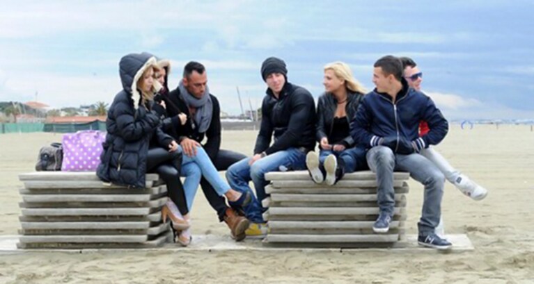 tamarri in spiaggia