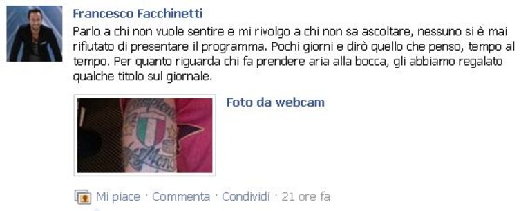 commento facchinetti_star academy