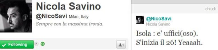 savino su twitter