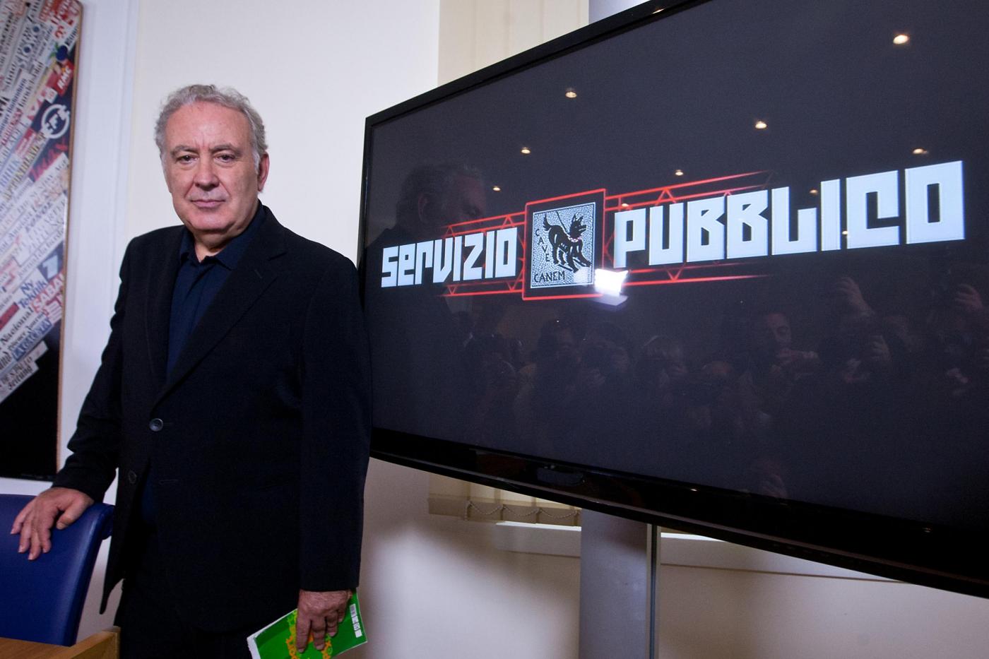 Presentazione della trasmissione "Servizio Pubblico"