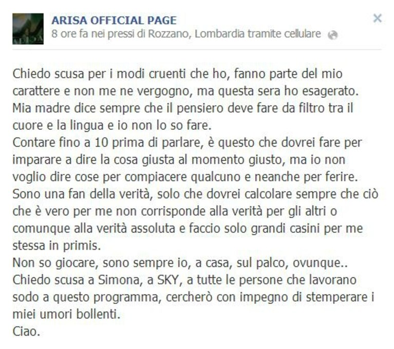 facebook arisa
