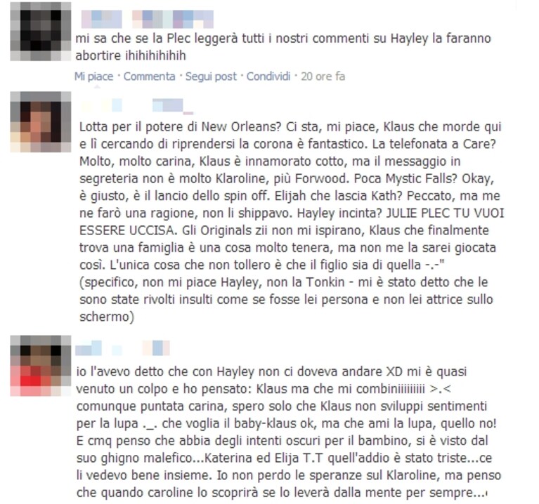 Commenti su Hayley