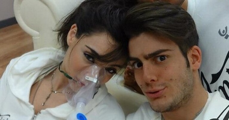 Pasquale e Lorella in sala relax