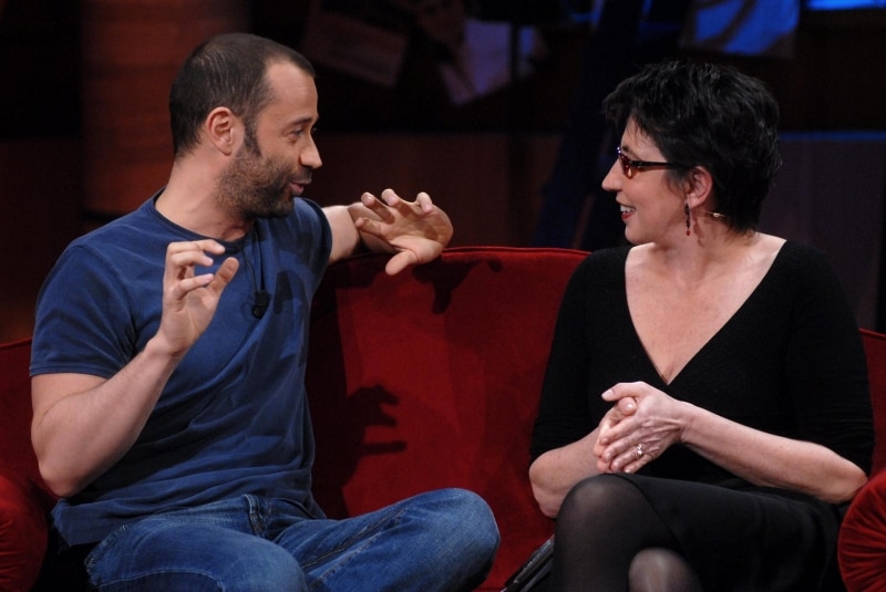 Serena Dandini e lo scrittore di Un giorno in più
