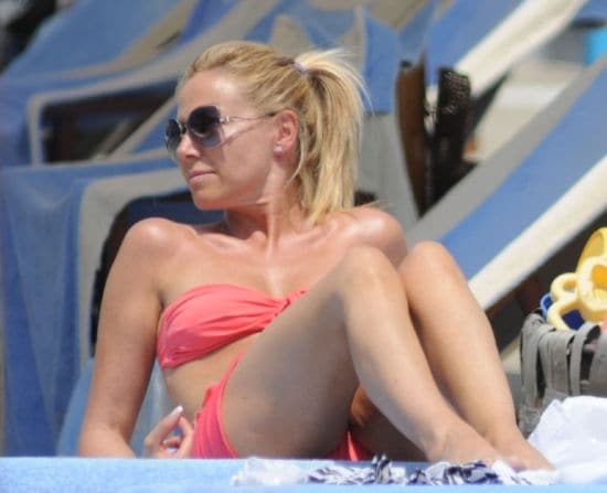 Federica Panicucci al sole