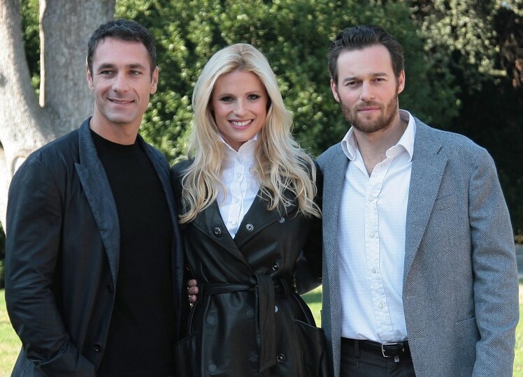 L\'attore di una Grande Famiglia alla presentazione di 