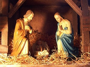 Un presepe tradizionale.