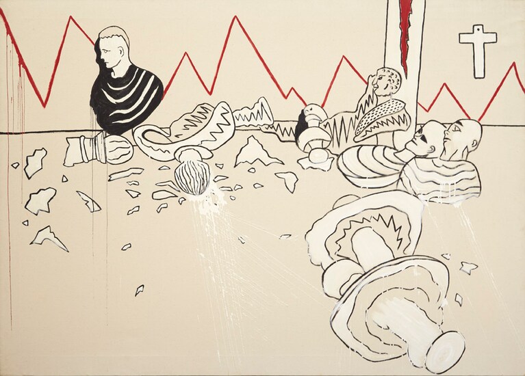 Ronnie Cutrone, Statues don’t bleed, 1981