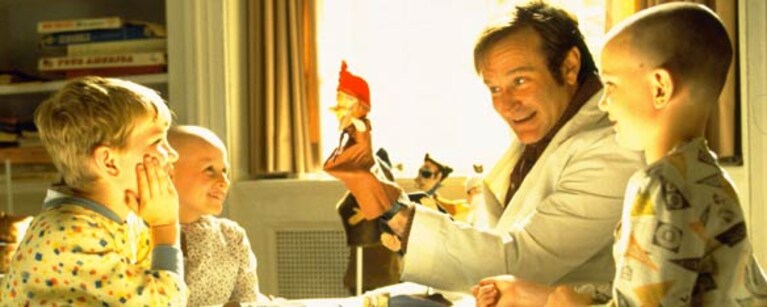 Robin Williams in una scena del film
