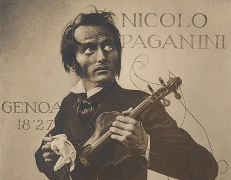 Niccolò Paganini nell'immaginario dell'artista William Mortensen
