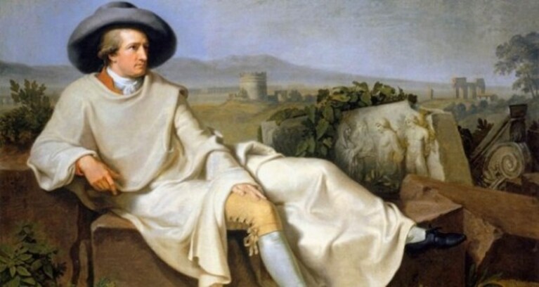 ritratto di Goethe in Italia, Johann Heinrich Tischbein,1787