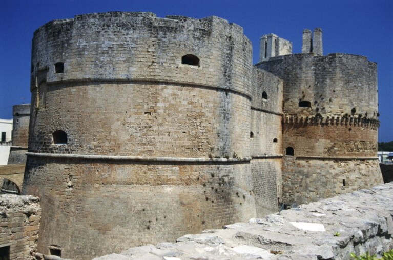le torri del castello aragonese di Otranto