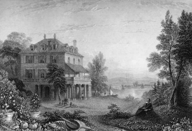la Maison in un'illustrazione di Finden, 1833