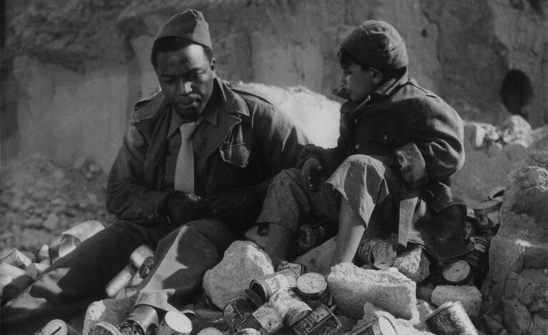 una scena dal film Paisà, 1946