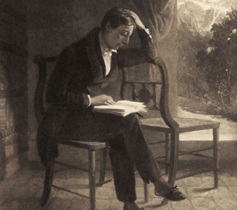 John Keats in un ritratto di Joseph Severn